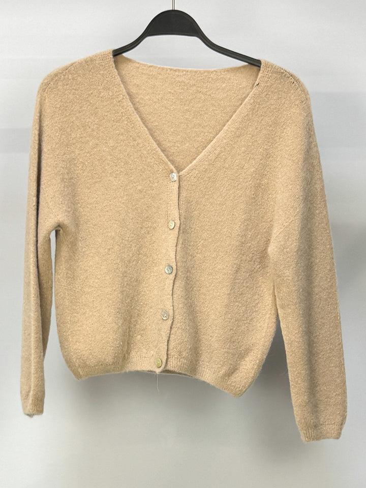 Cardigan aus Alpakawolle