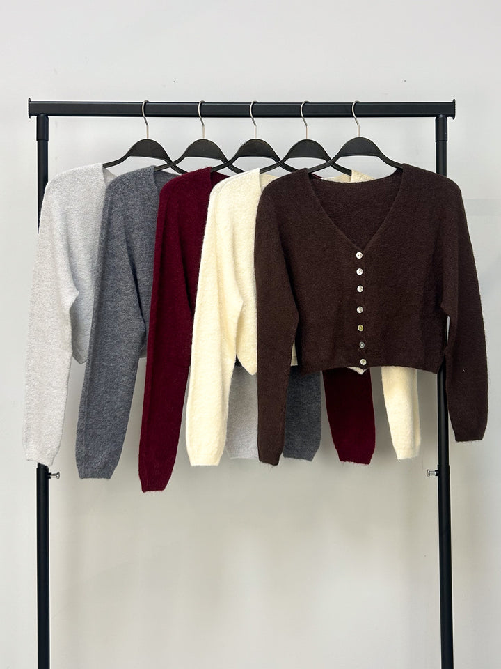 Kurze Strickjacke Rachel